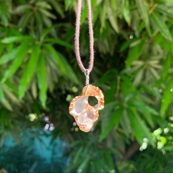 Sea tumbled shell necklace - Picture 3 of 4